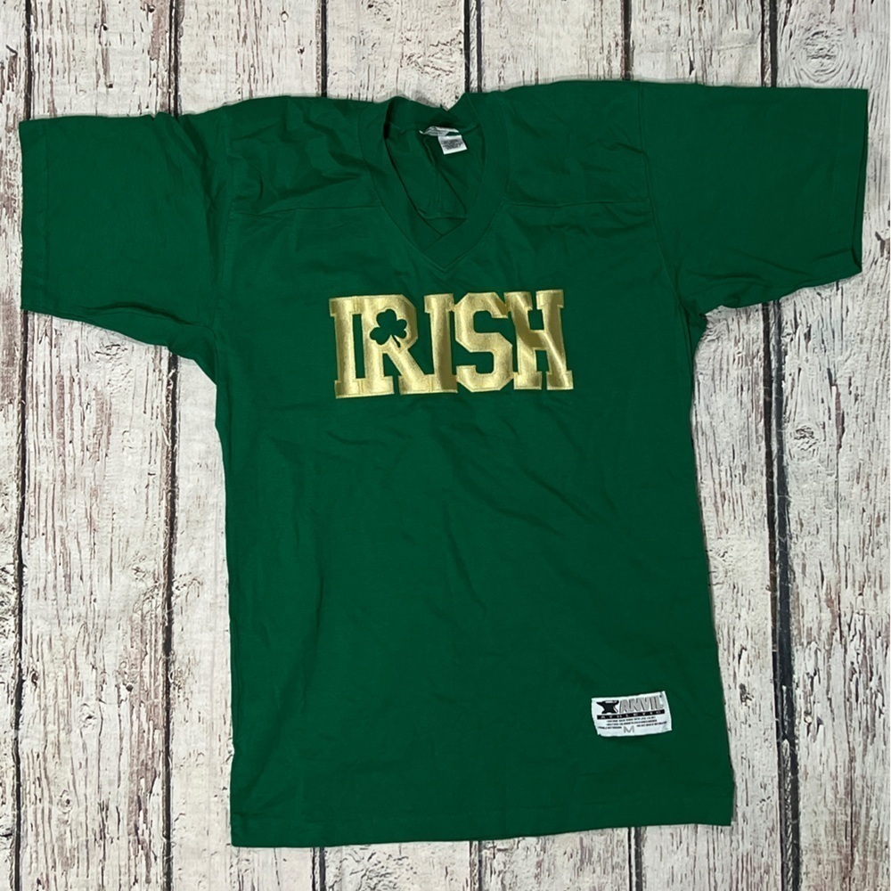 Irish Ireland St. Patrick's Day Shamrock Y2K Vintage Green Tshirt